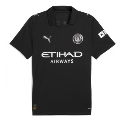 Camiseta Manchester City Rayan Ait-Nouri #21 Segunda Equipación Replica 2025-26 mangas cortas Camiseta Manchester City Rayan Ait-Nouri #21 Segunda Equipación Replica 2025-26 mangas cortas